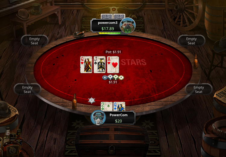 Новый дизайн столов PokerStars